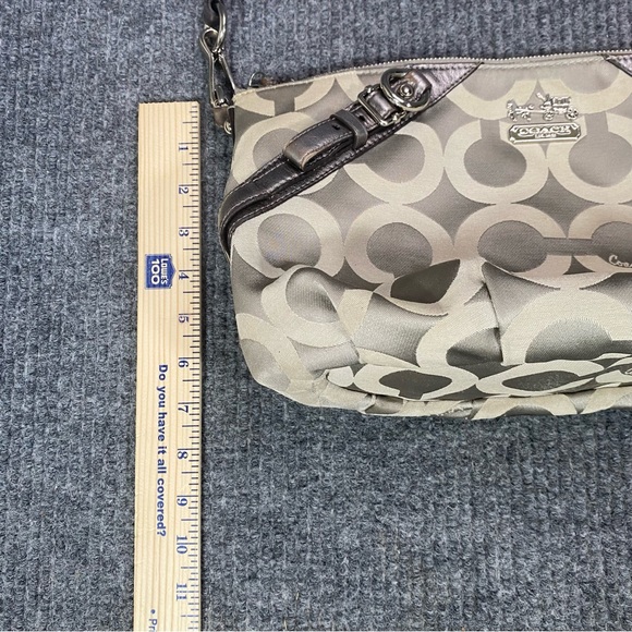 Coach Signature Logo Shoulder Bag - Picture 12 of 13